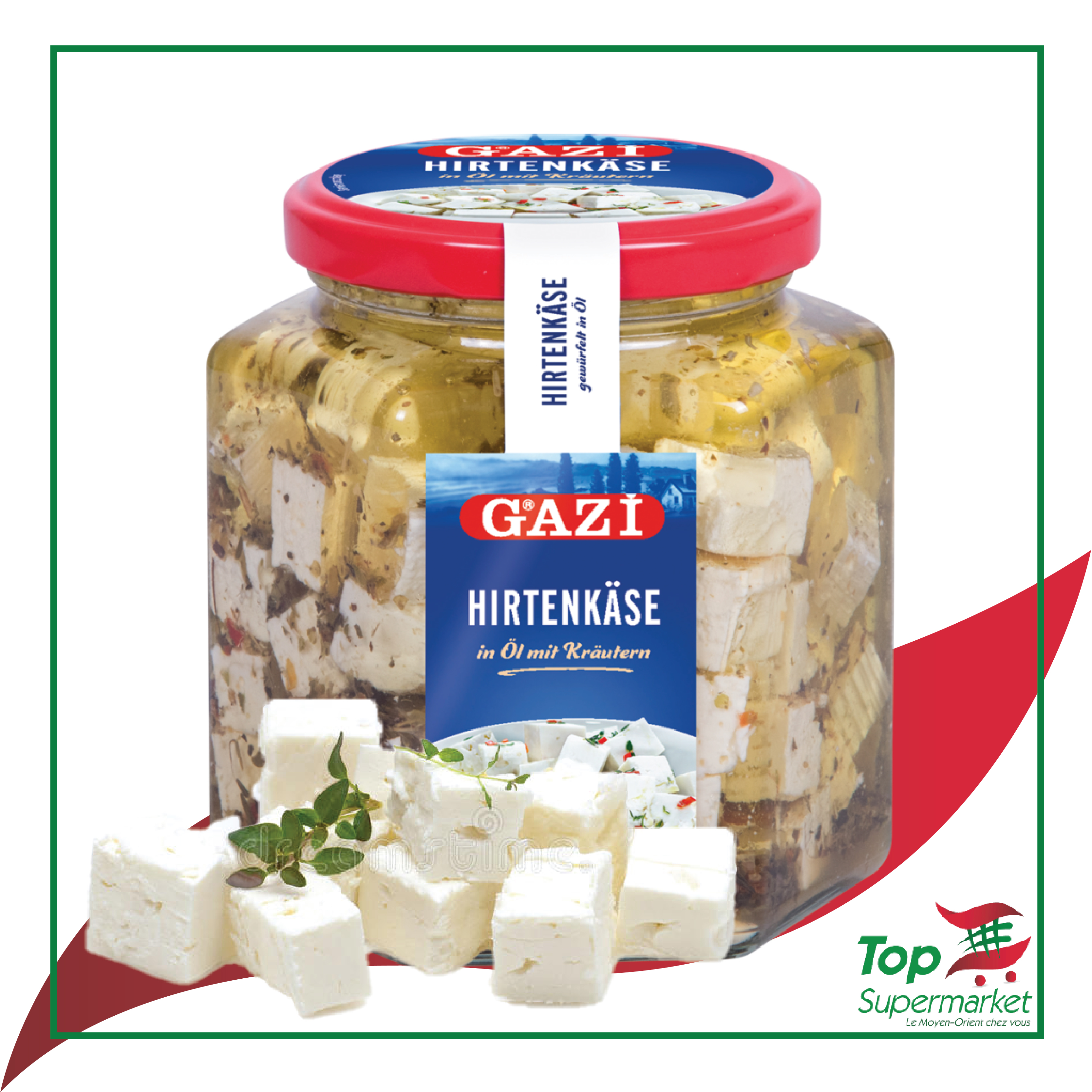 Gazi Feta Cube 375gr